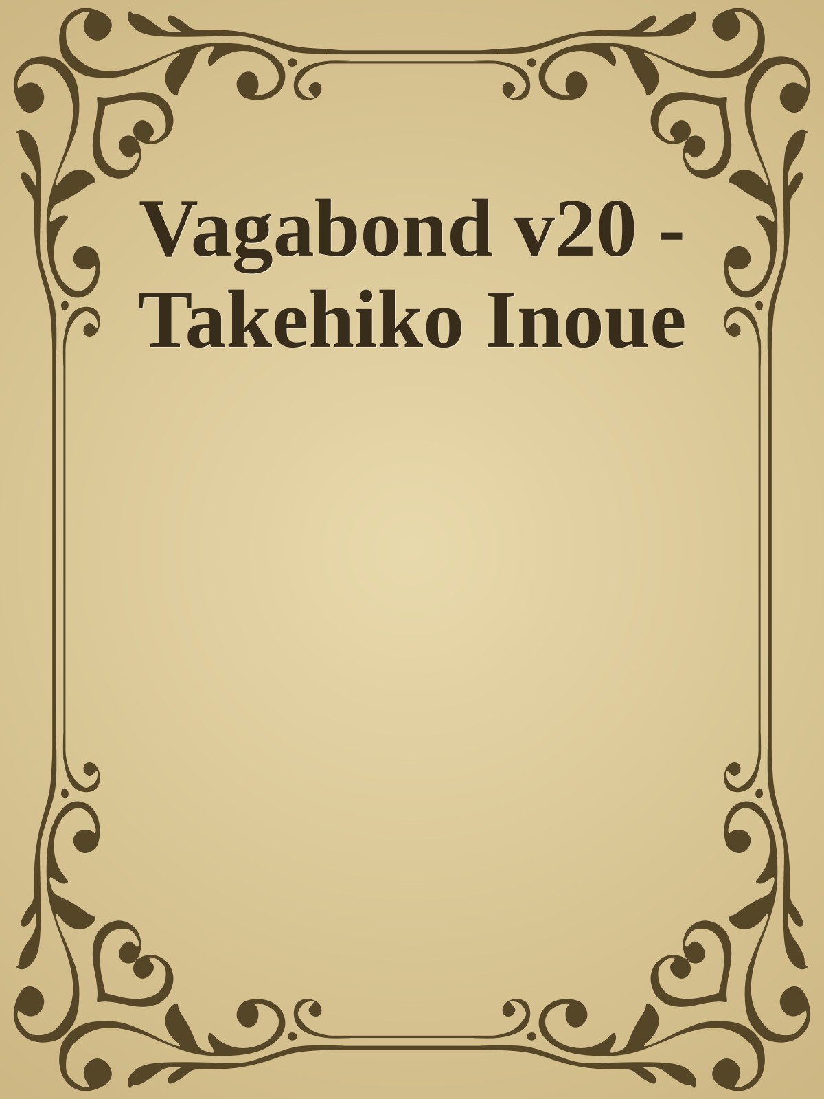 Vagabond v20 - Takehiko Inoue
