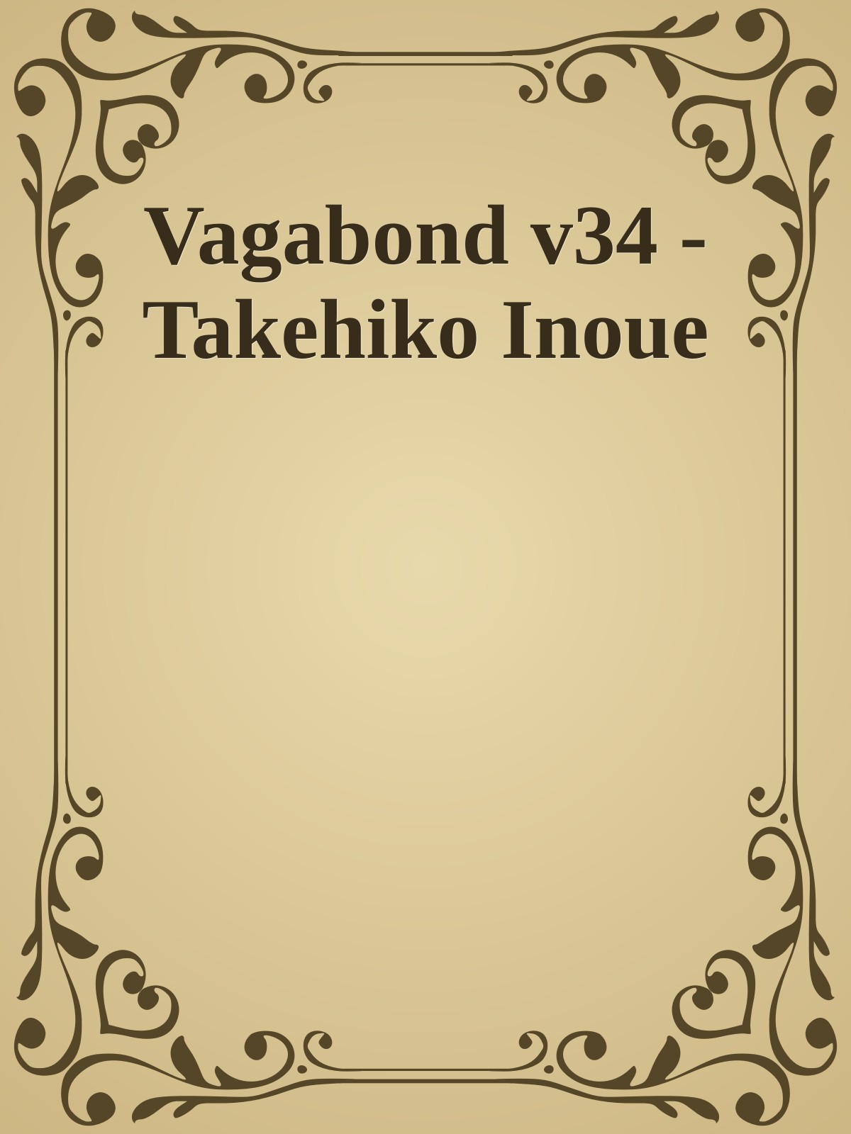Vagabond v34 - Takehiko Inoue